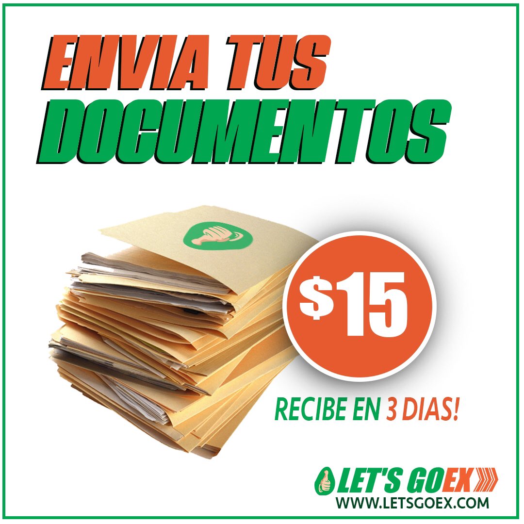 letsgoex's tweet photo. Por solo $15 puedes tener ese documento tan importante que necesitas en Venezuela 🇻🇪 

Solo Let’s Go Express te ofrece un servicio tan rápido, completo y seguro✅🔝
#FelizJueves #10Septiembre https://t.co/8AL1RAAJbE