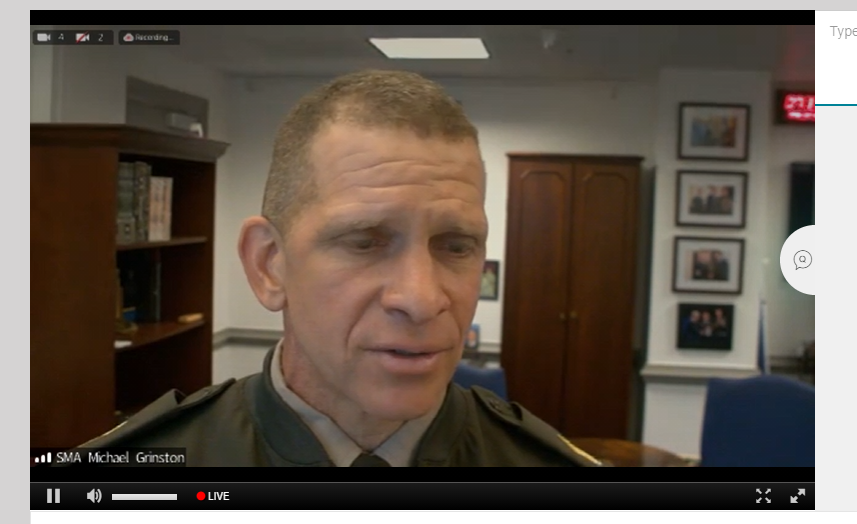 Listening in on the "ManCon"; SMA discusses various topics. Takeaways: 1) #ThisIsMySquad is a mindset that we ALL must embrace to know, lead, and take care of our troops/people (My squad is the Director, Deputy, aide, XO, and EA) 2)NCOs must engage when they see an infraction 1/