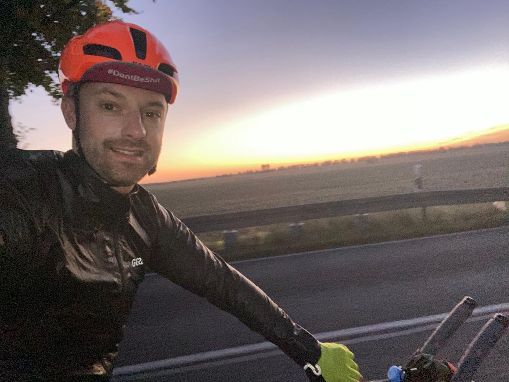 endurance_x_n's tweet photo. 3 days, 1000km and Vinnie has reached half way point on his #2000km7countries1idiot challenge raising money for @CR_UK 
Spread the word, share, post- https://t.co/VV4ppc2TF1 https://t.co/7yZdHLPNLW