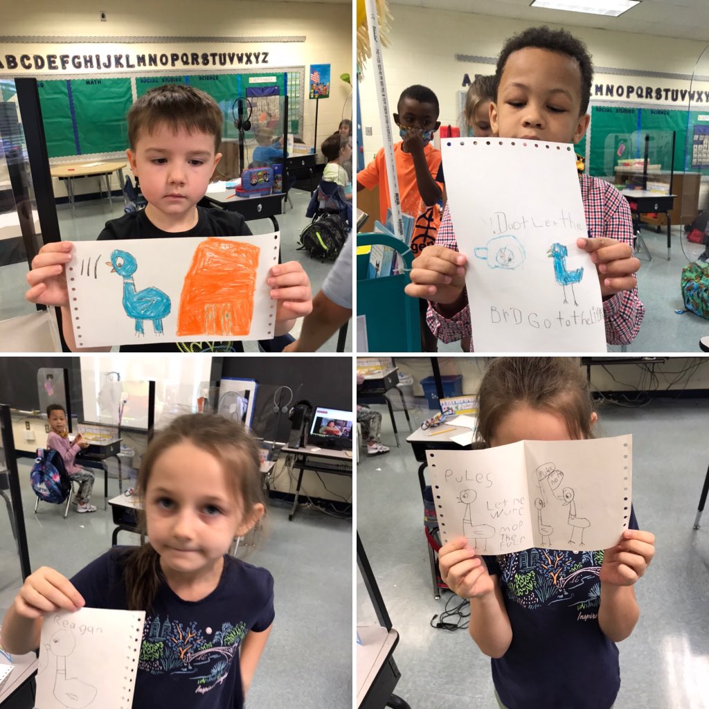 One of my favorite lessons every year is teaching Ss what an illustrator does and then learning to draw <a href="/The_Pigeon/">The Pigeon</a>’s pigeon. Ss always take it to the next level by making their own books!! 💕🐦#ACESSurfsUp #LibraryWaves #Illustrators #ElementaryLibrary