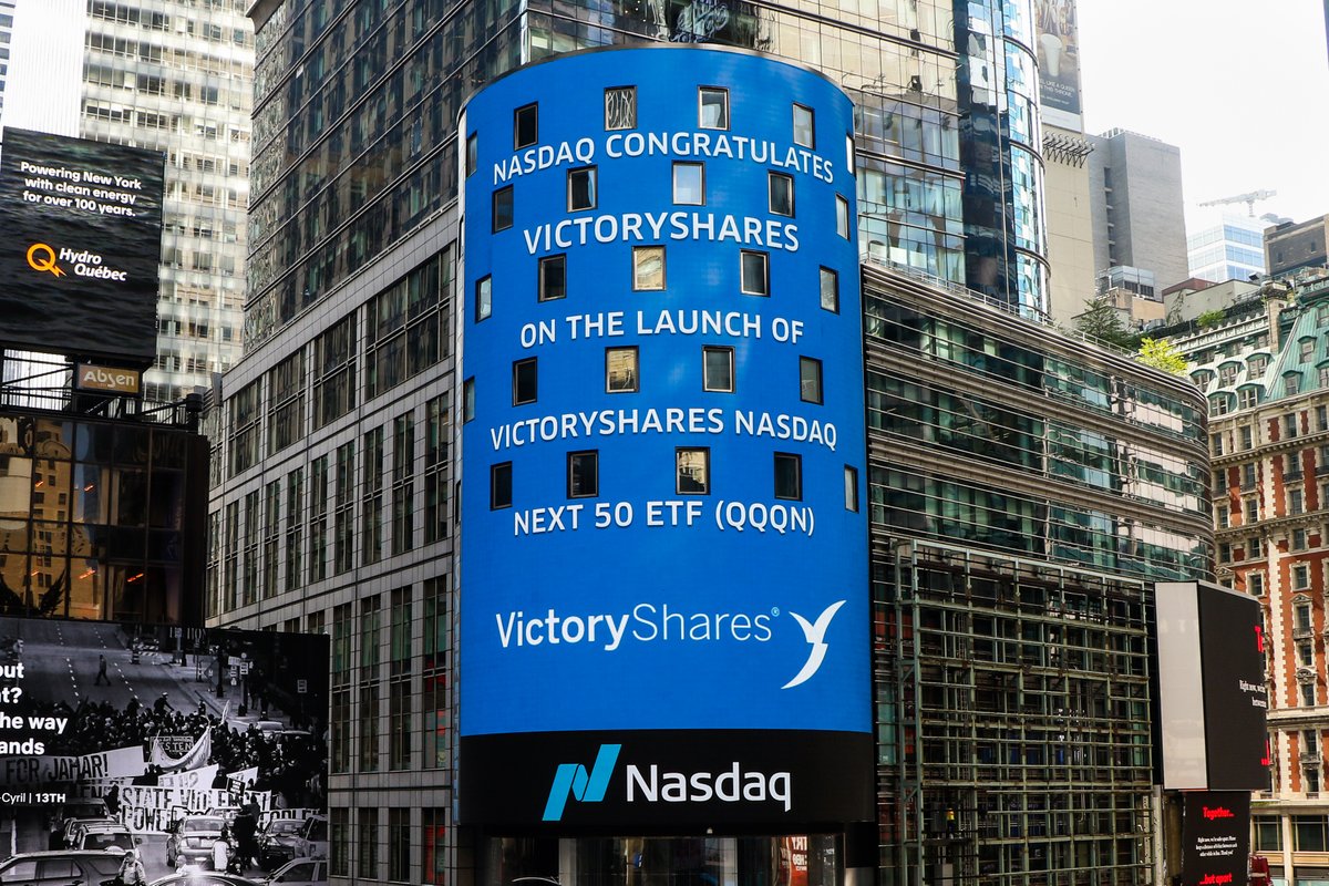 VCMtweets's tweet photo. The next wave of innovators is here! The #VictoryShares @Nasdaq Next 50 #ETF (QQQN) began trading on the Nasdaq Stock Market® today! QQQN offers exposure to the 50 stocks that are next in line for inclusion in the widely popular Nasdaq-100 Index®. More: https://t.co/EQD9xpsDPh https://t.co/SB0FZJ33U3