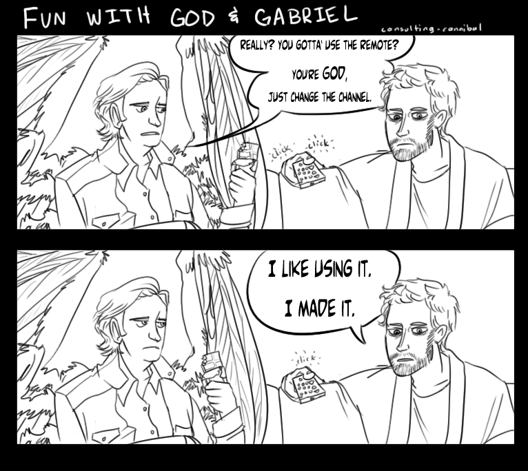  #ThankYouSupernatural big thread incoming!!about 10 years ago, i started making goofy little spn comics. to think i've had *any* influence on the absolute beast of a creation that is  #Supernatural is far beyond my own average comprehension of like, being a person and time