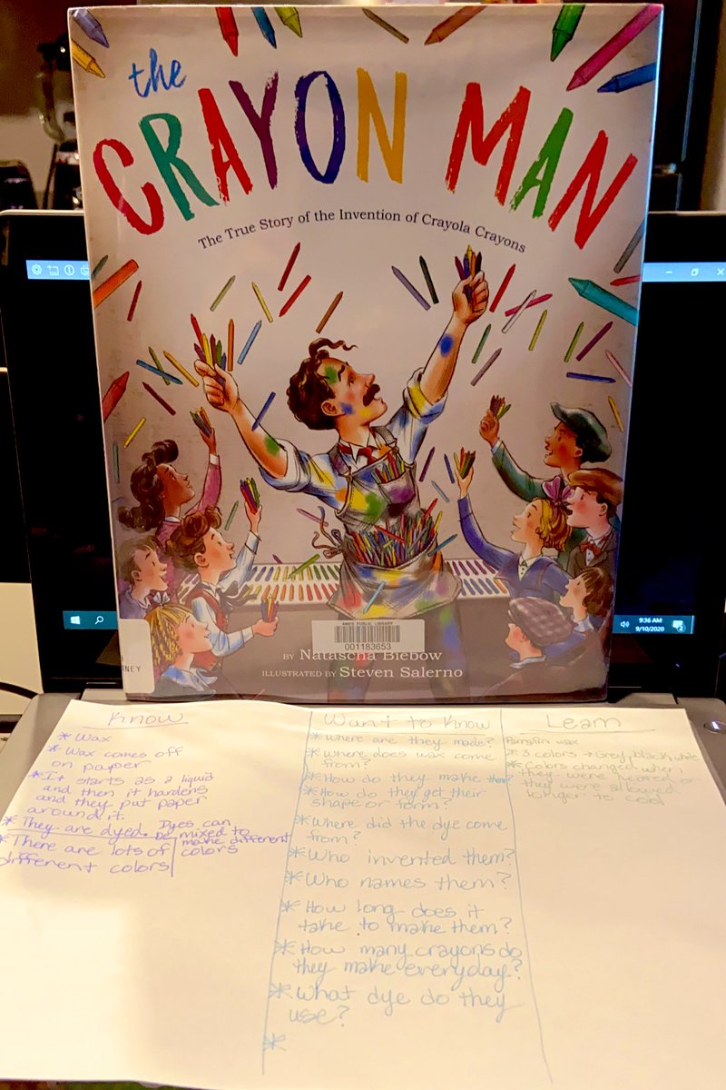 Using the iPEVO camera to take time to read and take virtual tours as we are still figuring out technology and learning about each other...we couldn’t help but to do a KWL chart to help our brains engage. #cpsTrailblazers #cpsbest #virtuallearning <a href="/Benton_STEM/">Benton Elementary</a> <a href="/Crayola/">Crayola</a> <a href="/ipevo/">IPEVO</a>