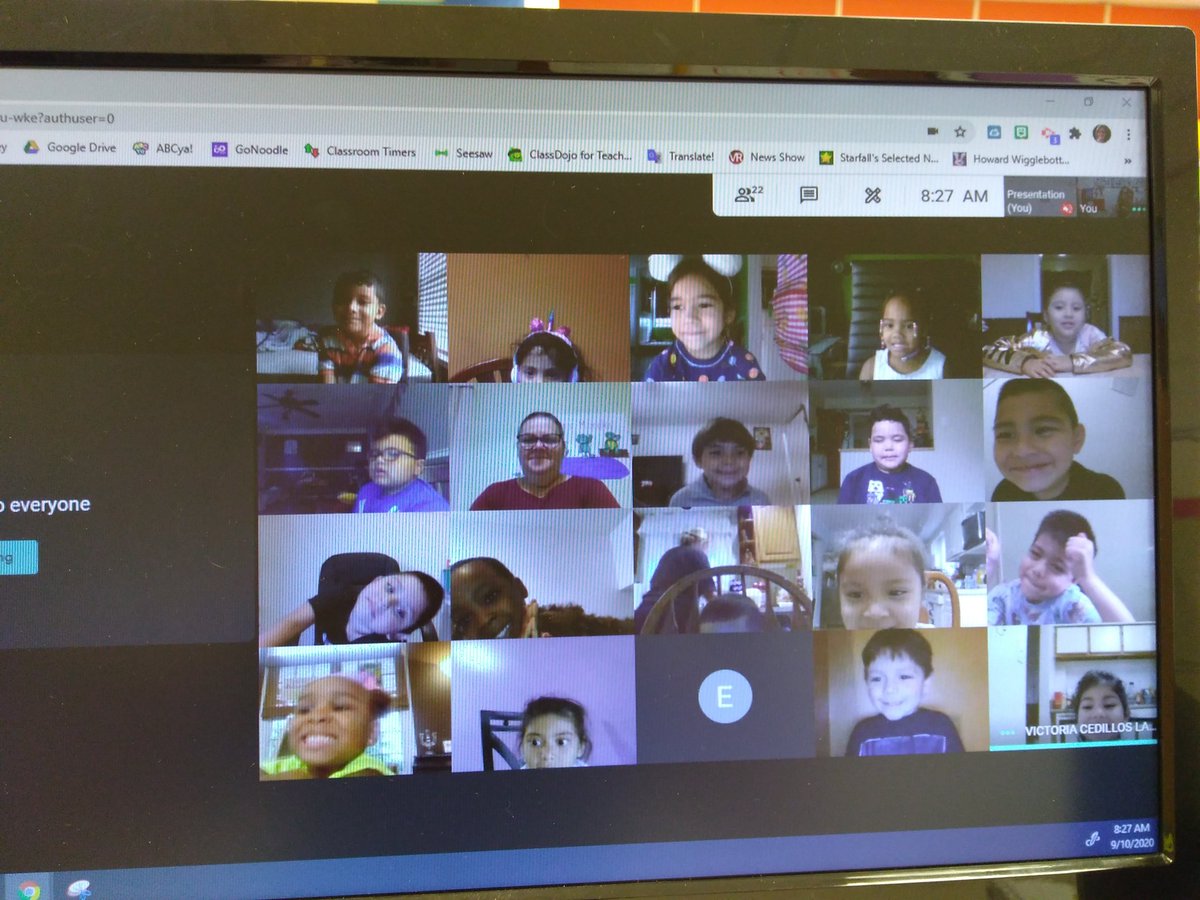 Day 3 and all of my Kindergartners are on our morning meeting!  Great job kids and parents! <a href="/GuilfordEle/">Guilford Elementary School</a> #gatorsdeserveit21 #DifferenceMakersRISE THANK YOU TO MRS MORALES FOR HELPING TO GET EVERYONE CONNECTED!!