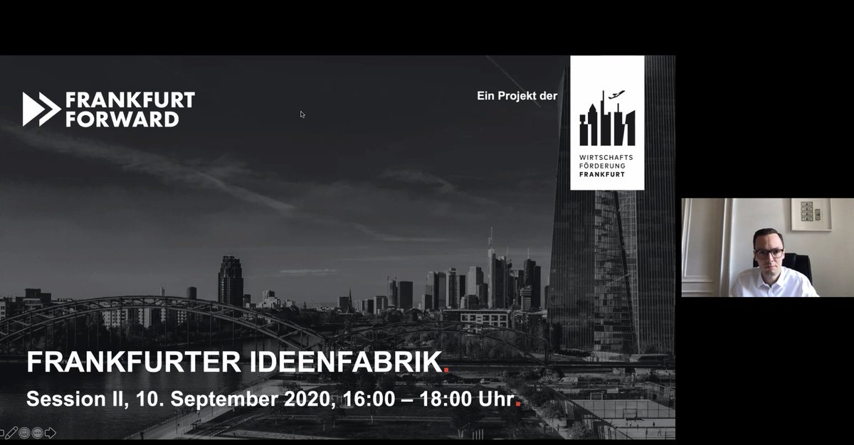 Sneak-Preview: In der #FrankfurterIdeenfabrik wird gerade unsere neues Format - das #InternationalMatchmaking - vorgestellt. Neben #Startups und #Industrie dieses Mal auch dabei: der Botschaft der Republik Estland in Deutschland und die Honorarkonsulin. Stay tuned....!
