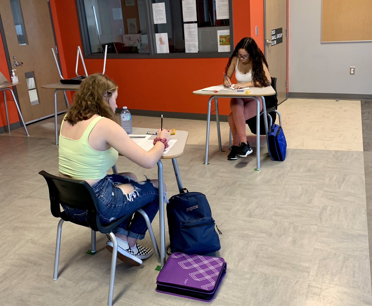 ycmhsnews's tweet photo. Socially distanced partner discussions in our IB Histoire 11 class. Students were learning history command terms by applying them to chocolate bars - great lesson, Mrs. Émond! #BackToSchoolNS #WeGotThisNS #VikingShip https://t.co/UCyVoBrRzz