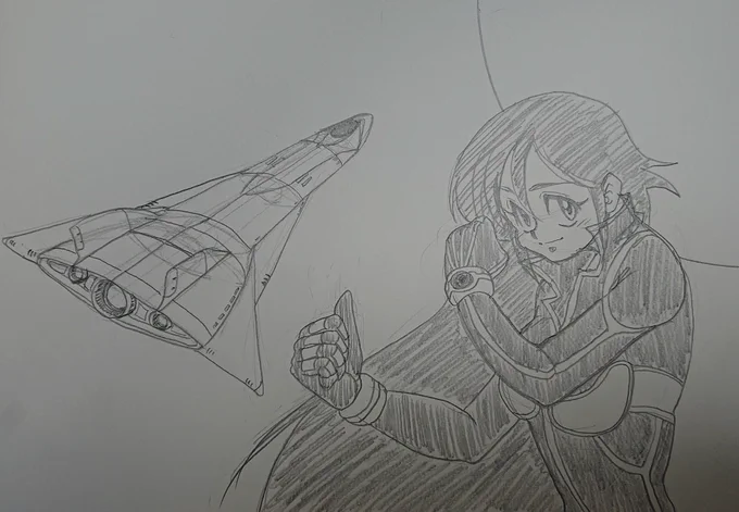 今日の夜のお絵描き 