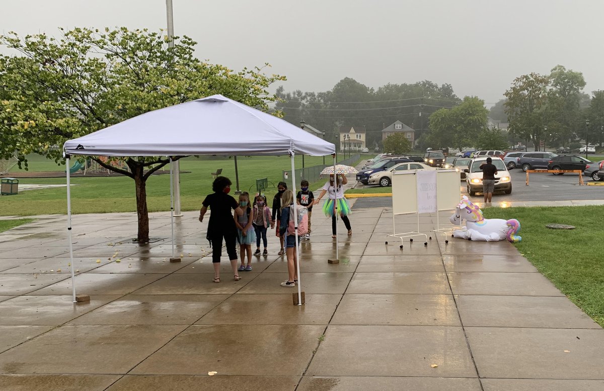 On any given year we are grateful for one great first day of school.  This year at GQES we have been blessed with two awesome first days!!!!!  Even in the drizzle, magic was happening as GQES and everything went wonderful!  #WeAreAllInThisTogether  #StrongConnectionsWPS