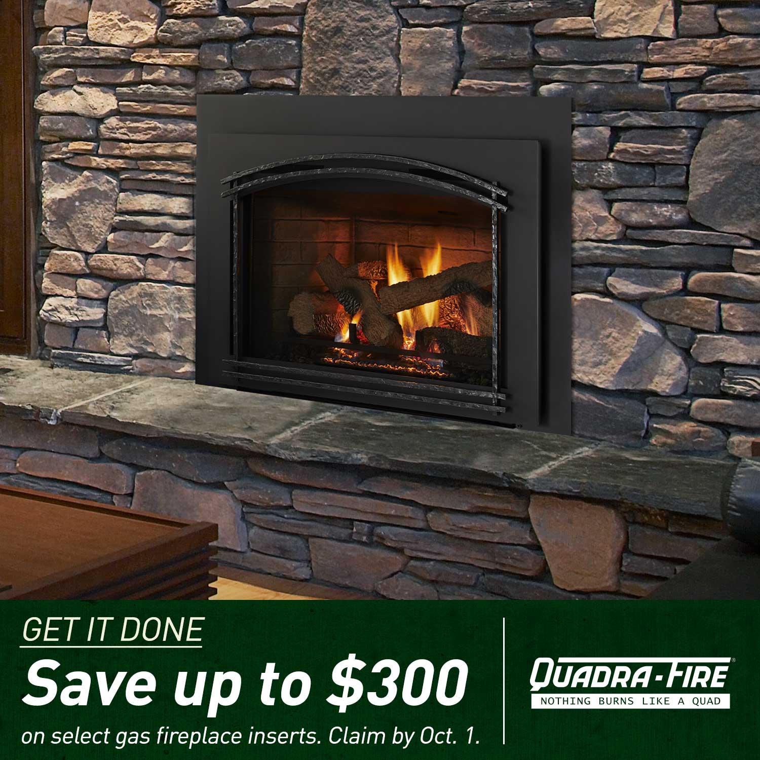 Ambler Fireplace on Twitter: Looking for an upgrade to your wood-burning  fireplace? Now's a great time to make the switch! Save up to $300 off  FireBrick gas fireplace inserts and $200 off