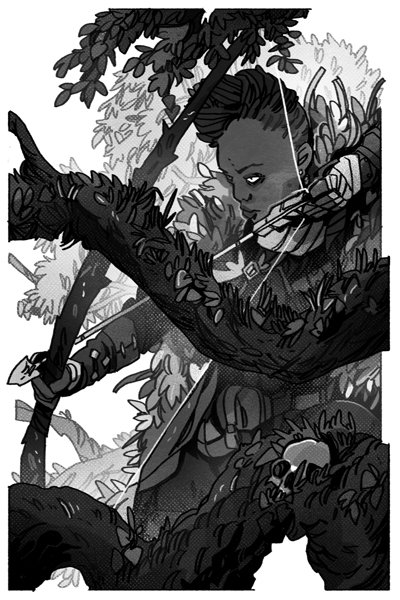 Here's a thorn faction scout from @1stfallingleaf 's sins rpg. 