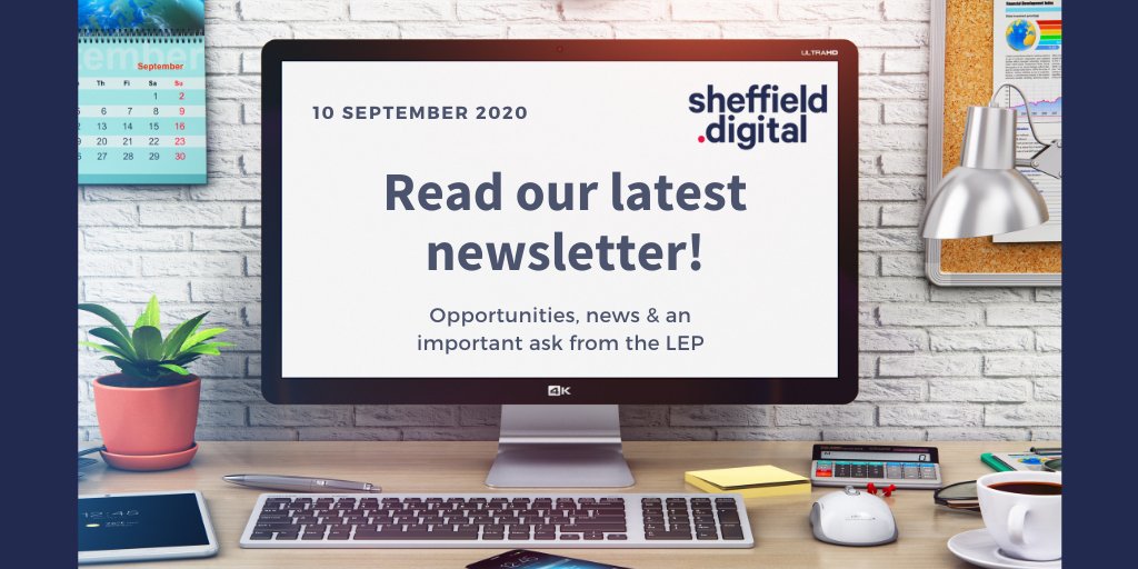SHFDigital's tweet photo. Opportunities, news and an important ask from the LEP - the latest from Sheffield Digital featuring: @Elementsdottech @TheDevAcademy @VerymetaHQ @deeperthanblue and lots more! https://t.co/GSmkidfcAP https://t.co/vOyDLuQGC0