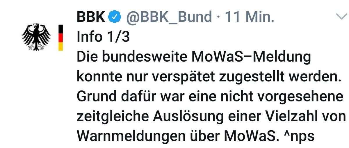 Da kommt man aus dem Lachen nicht mehr raus!

So plötzlich und unerwartet! 😂
#mademyday
PS :
Für alle die keine Sirene gehört haben oder eine Warnmeldung erhalten haben...
Sie werden per Post in den nächsten 14 Tagen benachrichtigt 🤣

#katwarn
#nina
#bbk
#bbkbund
#warntag2020