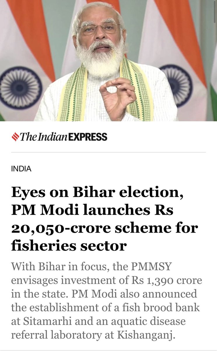 #Modi pops again!!! 
This time he is fishing with 20K crore for #BiharElections2020 🙄🙄

#ActOf_MODI #ActOf_MODI #PMModi #StudentsHatesMrModi #TwitterAddDislikeOption #SushantWasMurdered