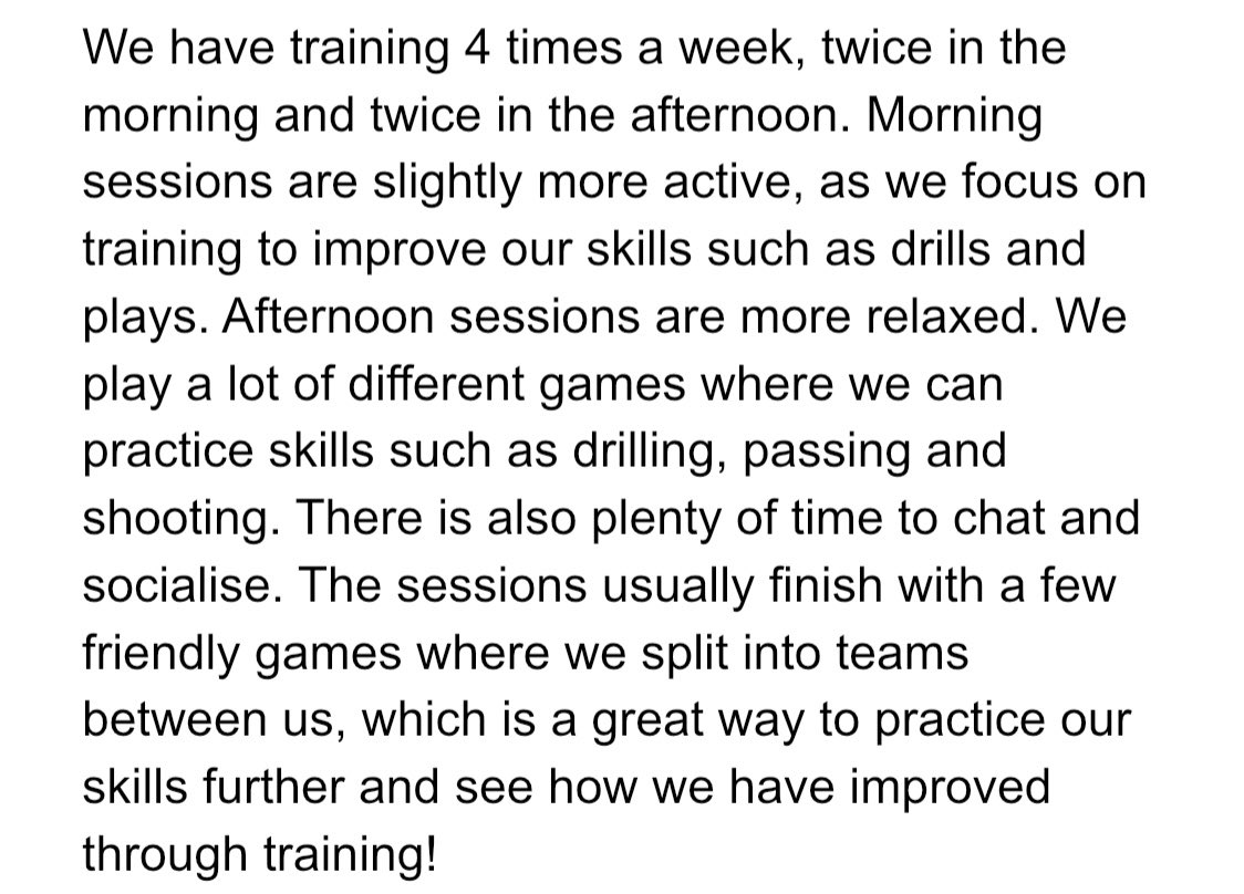 Today we have a “What to Expect” created by the 1st and 2nd team Captains 🏀