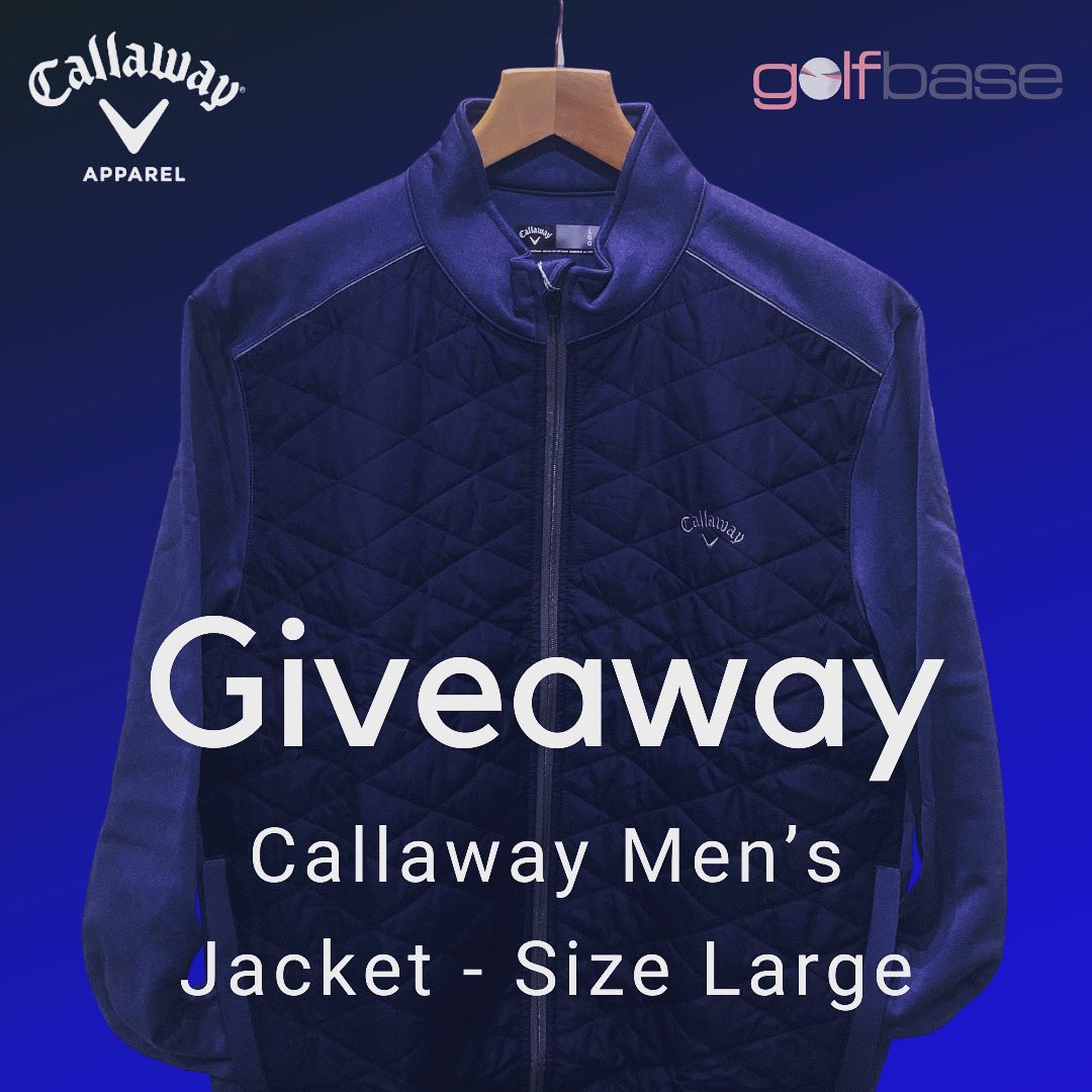 GolfBaseUK's tweet photo. We have an @ApparelCallaway Men’s Quilted Jacket available in a UK Large to GIVEAWAY 🙌

To be in with a chance of winning simply;

▫️ Like and RT this post

▫️ Be following us @GolfBaseUK 

The one winner will be announced on Tuesday the 22nd!! https://t.co/8JrYE7MgTu