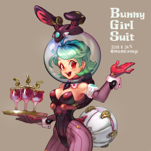 「Bunny Girl Suit | MameUsagi #pixiv https」|まめうさぎのイラスト