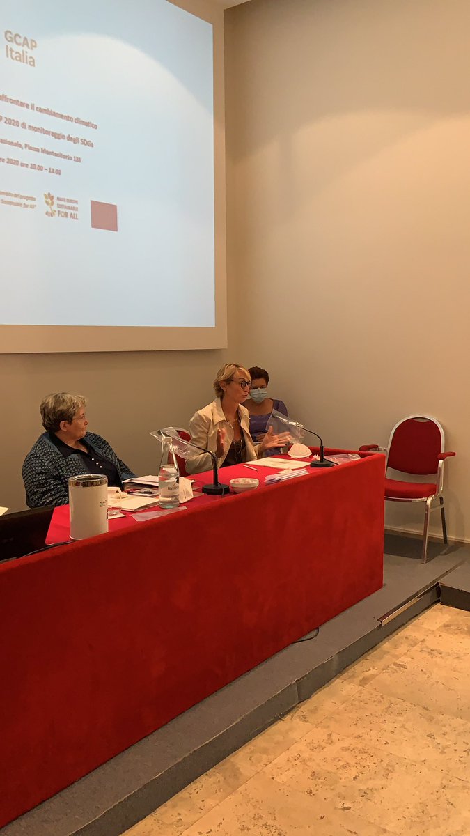 Federica Fricano MATTM “noi spingiamo perché l’Ue decida su questo obiettivo di riduzione delle emissioni nonostante il contesto internazionale non sia facile” #RapportoGCAP2020 #MakeEuropeSustainable4All