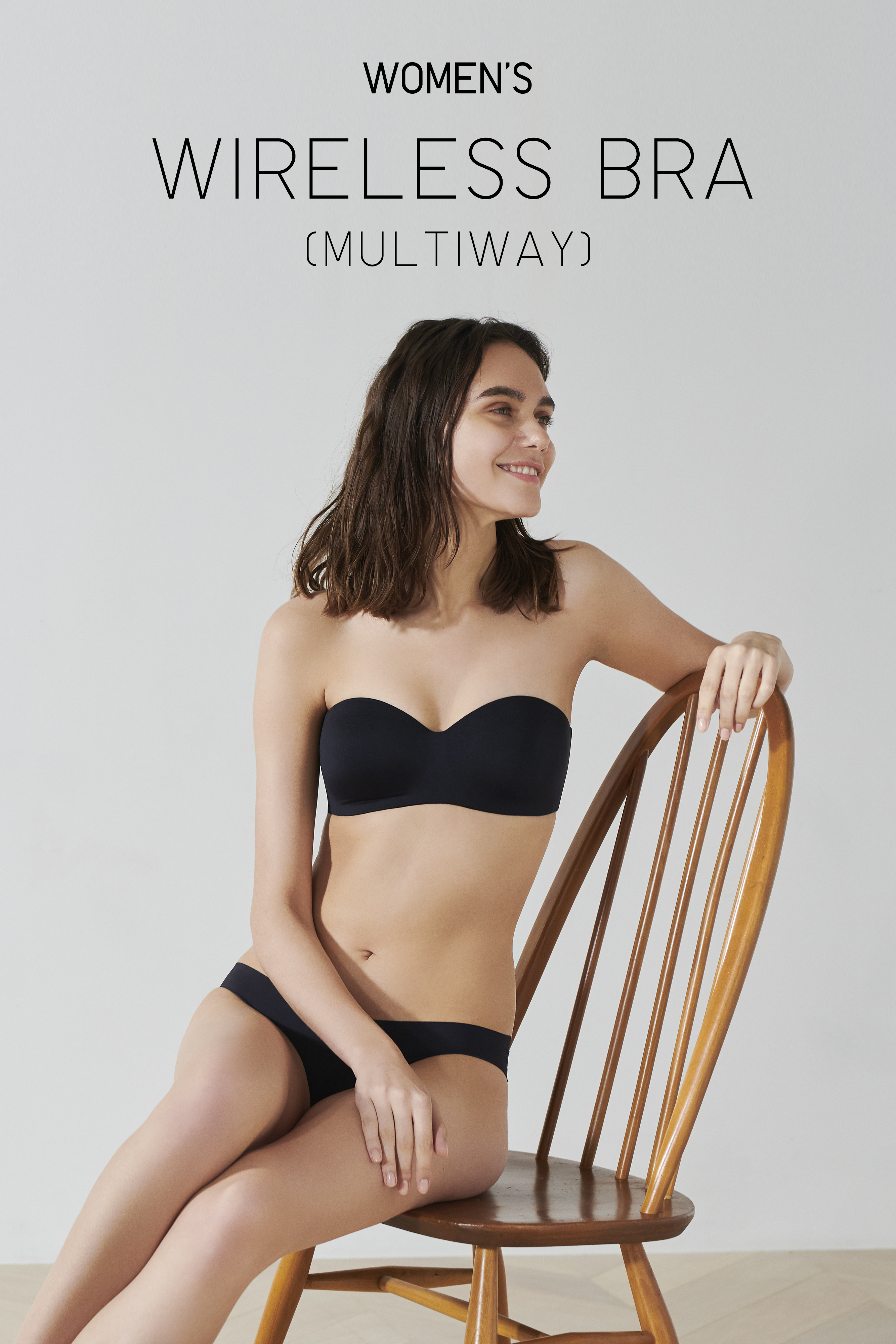 UNIQLO Philippines on X: UNIQLO's Wireless Bra Multiway fits your bust  perfectly without constricting and can be worn in four different ways.  Stretchy, non-slip material that stays in place even without straps.