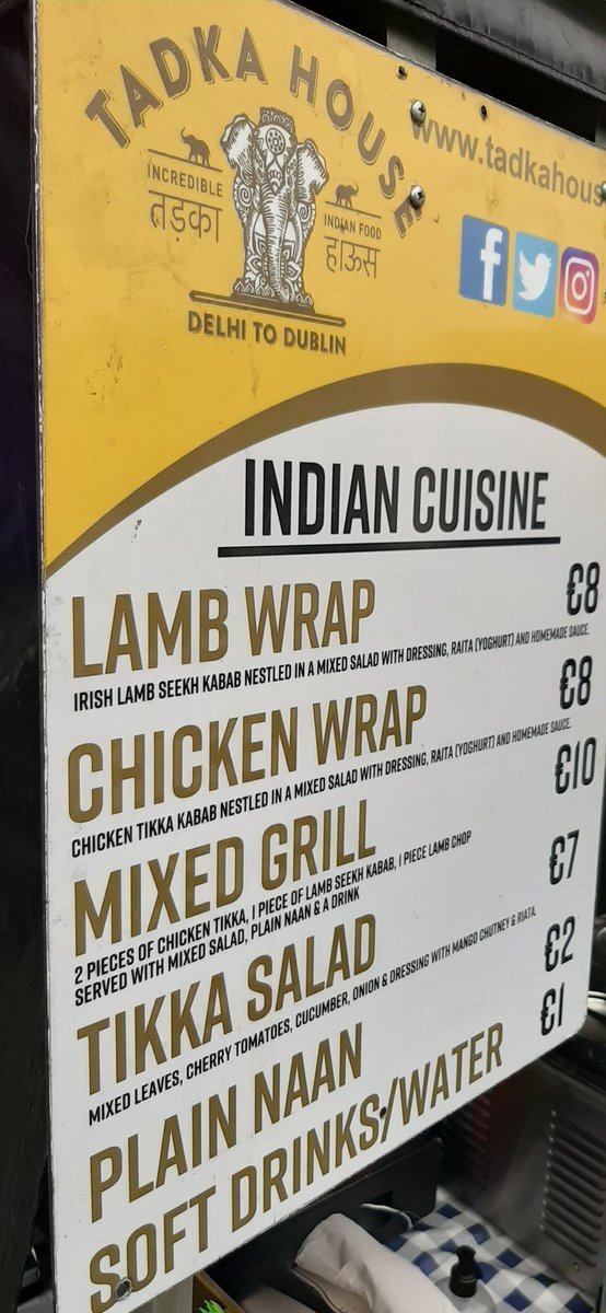 LunchtimeMarket's tweet photo. #lunchtimemarkets #Mespil #urbanstreetfood Open today till 2pm. Tadka is back in the house. Visit https://t.co/mhqxVSHl4l for Click n Collect https://t.co/jsJQwT40tW