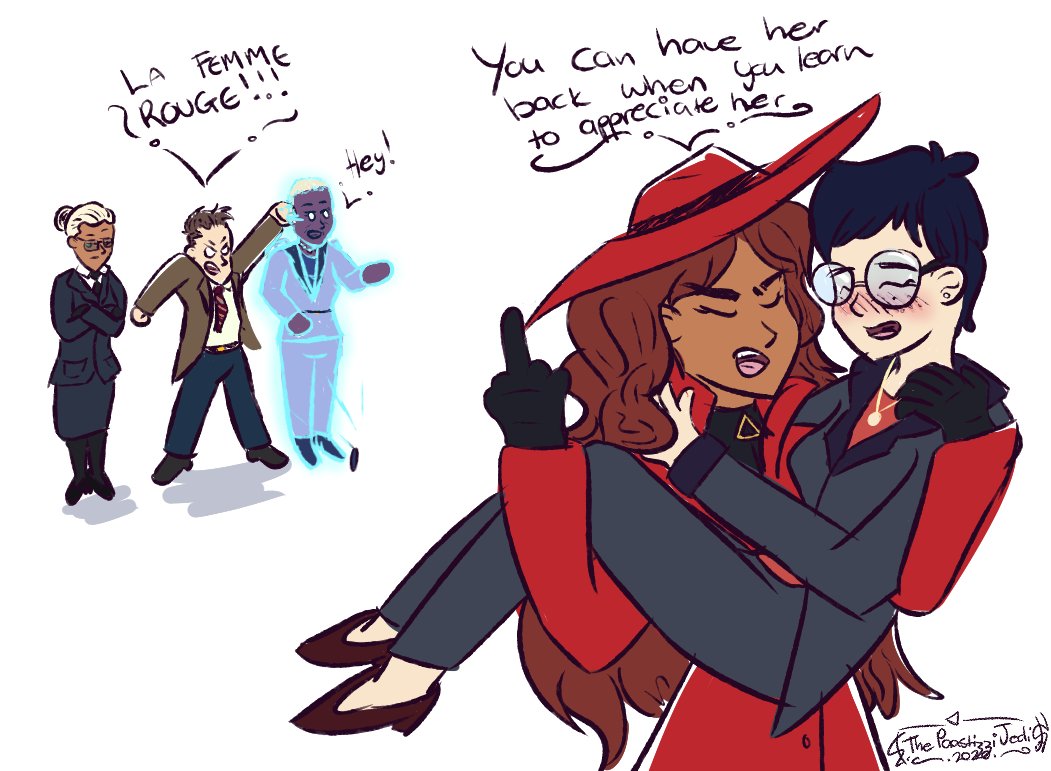 paastizzi's tweet photo. Based off a tumblr post by https://t.co/bkvToASxXJ, here's a quick carulia piece that I drew

#carulia #julethief  #julemen #CarmenSandiego #carmensandiegonetflix #juliaargent #witwics https://t.co/ciKKHtQtqb