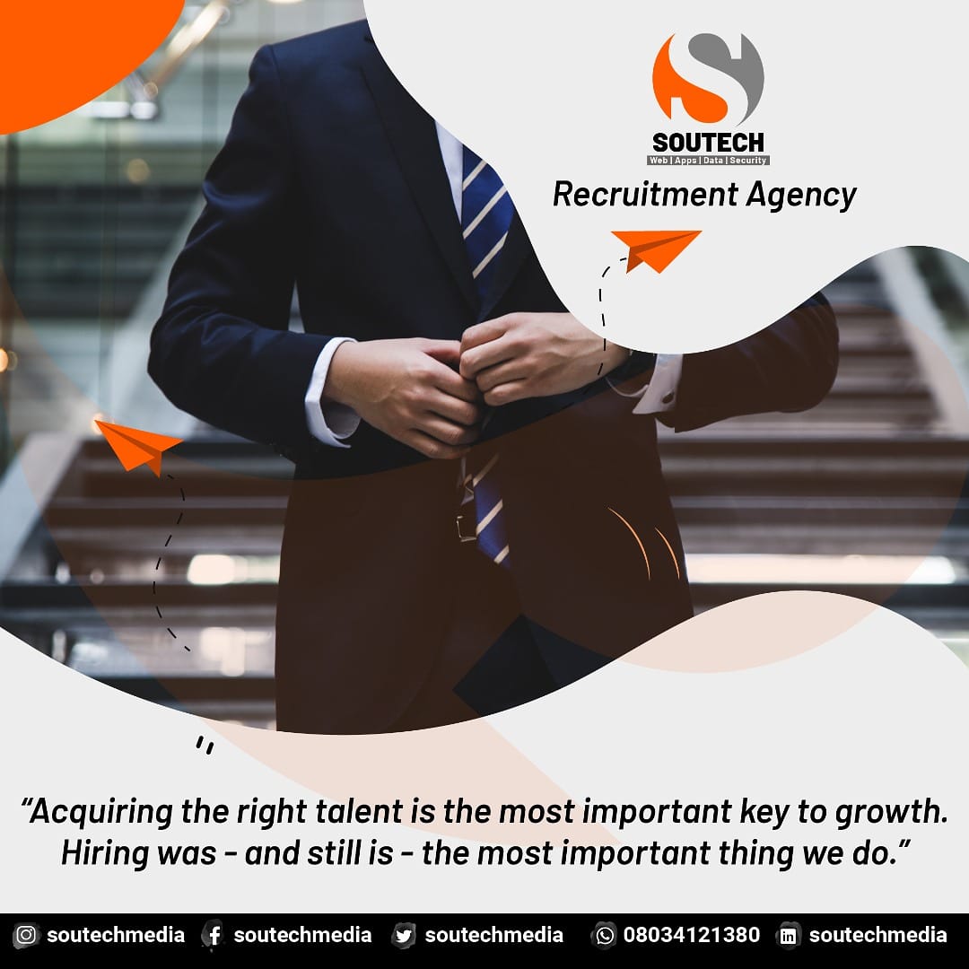 soutechmedia's tweet photo. ‘The human mind is a fundamental resource.’
Invest it well.
SOUTECH can help you hire the best talents your company/organisation needs.
Chat/call us now 0803 412 1380
#teamSOUTECH #WeHireTheBest #Talents #ThursdayThoughts #thursdayvibes #recruitment #talents #SOUTECHVentures https://t.co/Kv7VkxadCe
