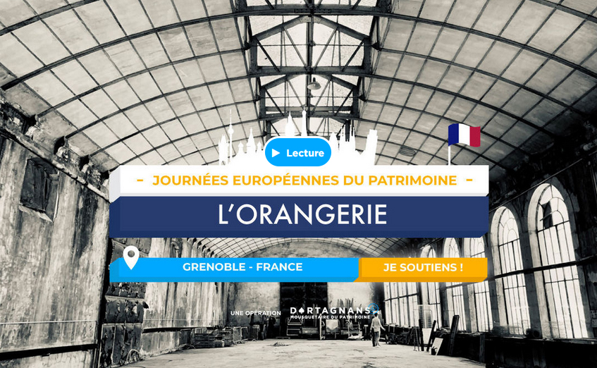 JOUR J // La campagne de financement participatif est lancée !
Devenez acteur de la renaissance de l'Orangerie de Grenoble. 👉 Pour en savoir plus et participer, c'est ici : dartagnans.fr/fr/projects/l-…
#orangeriegrenoble #villedegrenoble #isere #journeesdupatrimoine #crowdfunding
