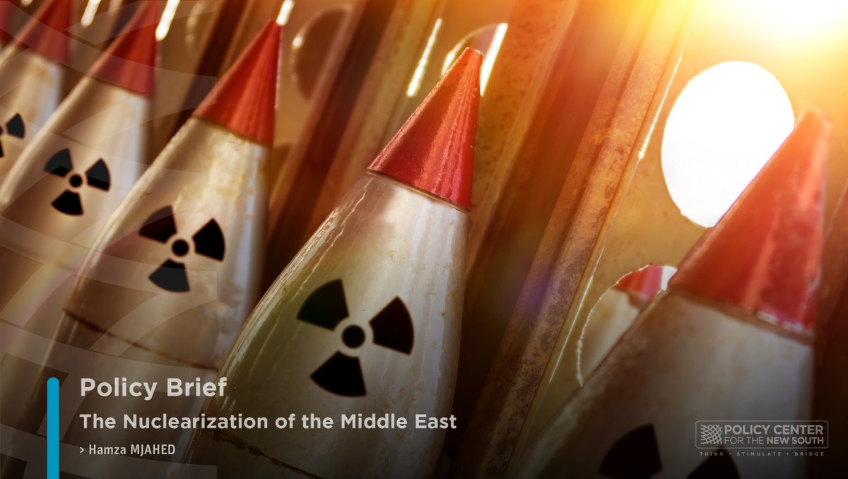 PolicyCenterNS's tweet photo. "With shifting #power dynamics shacking the region, #nuclear programs are also becoming captives to the great- power competition"
@hamzamjahed analyzes the #nuclearization of the #MiddleEast in his latest Policy Brief
🔗https://t.co/w27qtNIOW3 https://t.co/BcsVGwgMtJ