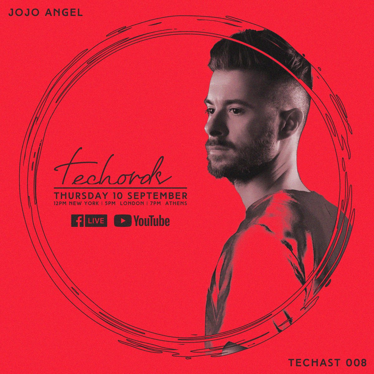 techords's tweet image. New mix by label boss @dj_jojoangel drops today on our Facebook and YouTube channels!
12PM New York | 5PM London | 7PM Athens
Stream Live : streamlink.to/TECHAST008Live