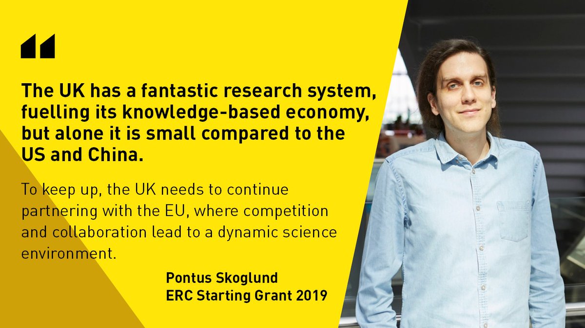 Funding from  @ERC_Research lets researchers like  @pontus_skoglund pursue big, ambitious projects like his interdisciplinary work on ancient DNA, evolution and agriculture.UK participation in  #HorizonEurope would support this kind of project in the future. 