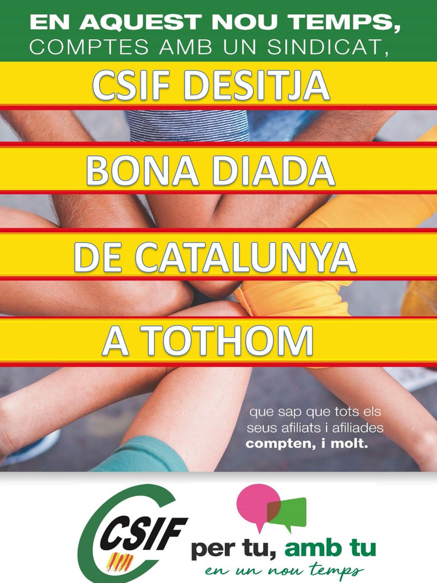 CSIF us desitja Feliç Diada