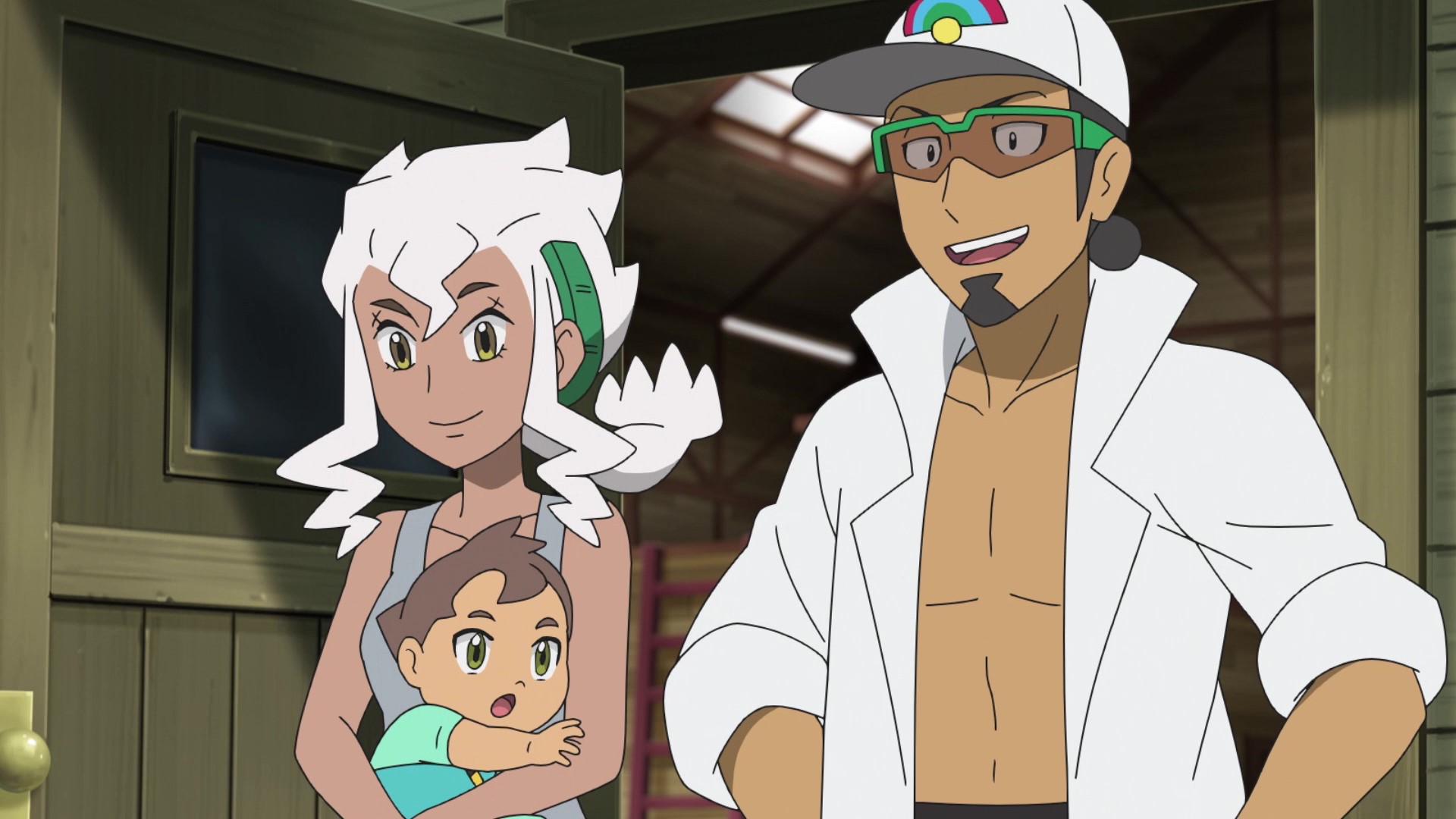 アニメ ポケットモンスター 公式 ポケットモンスター サン ムーン をおさらい ククイ博士 は アローラのポケモン スクールの先生で バーネット博士 とは夫婦 このたびなんと アニポケ T Co 6ufeeodio8 Twitter