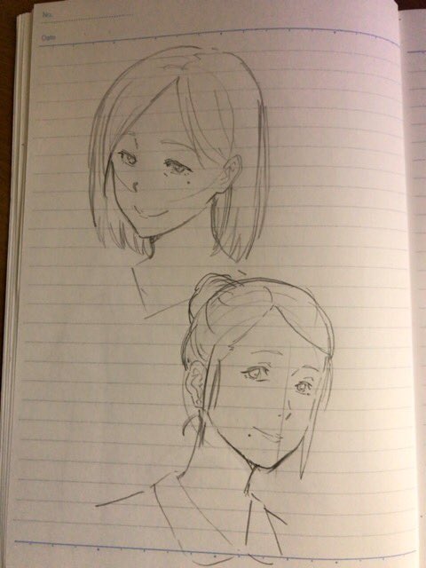 エロい顔のおばさんと気持ちいいラインの体。難しい…。たくさん描くしかないなぁ。 