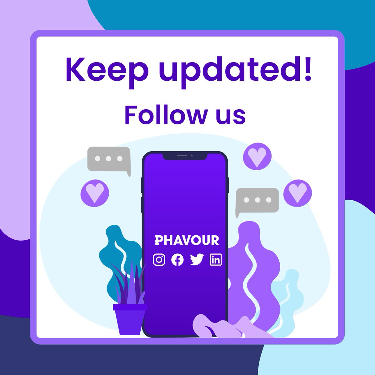PhavourLtd's tweet photo. Be sure to keep updated on everything Phavour related by following our socials. We’re on Twitter, Instagram, Facebook AND Linkedin!

For more information, head over to https://t.co/DLfypGyhbB https://t.co/LPl6YEatW8