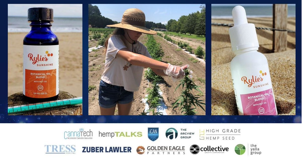 On GLOBAL HEMP DAY, take a virtual walking tour of <a href="/RyliesSunshine/">Rylie’s Sunshine</a>'s new #hemp farm and hear her 1:1 interview with <a href="/arcviewgroup/">The Arcview Group</a>'s <a href="/KLKInvestor/">Kim Kovacs</a>. 

📣 + 20% off all products for attendees on Rylie's site!

BOOK HERE:
hubs.ly/H0vXDVP0