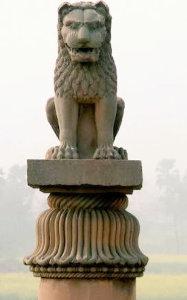 basis. Ajatshatru was no more interested for half share, he declared war against his material kinship and totally annihilated them. After winning Vaishali, he made it hin new capital. He established a modern city Patliputra near Vaishali. Haryanka dynasty started declining