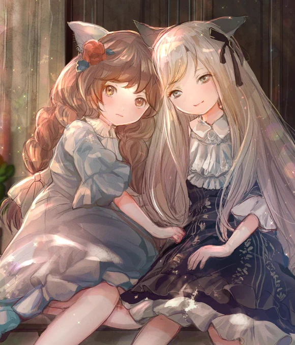 猫たちのひなたぼっこ

玄関先でひなたぼっこをする猫をイメージして
二人の少女を描きました。
アニメ塗りと油彩を合わせた塗りの習作です。

#創作  #イラスト練習  #画人工房  
#芸術同盟   #絵を描く人々   #イラスト基地
#painting   #イラスト塾 
#背景画 #オリジナルイラスト 
