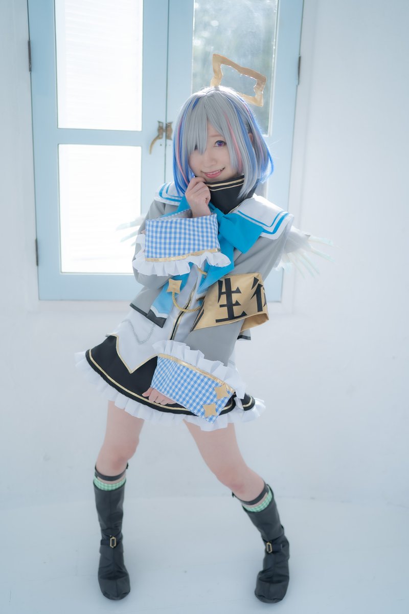 ホロライブ 天音かなた 新衣装 コスプレ 衣装 ウイッグ - コスプレ