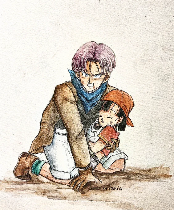 なんかピンチなトラパン  と
自分用好きなシーン模写①
#DragonBallGT 