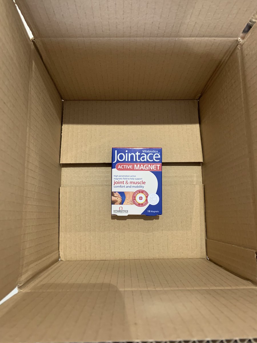 emzj's tweet photo. @hollandandbarr5 you need to get some smaller boxes! Ridiculous packaging for a tiny box of vitamins! https://t.co/zVdcAtQH07