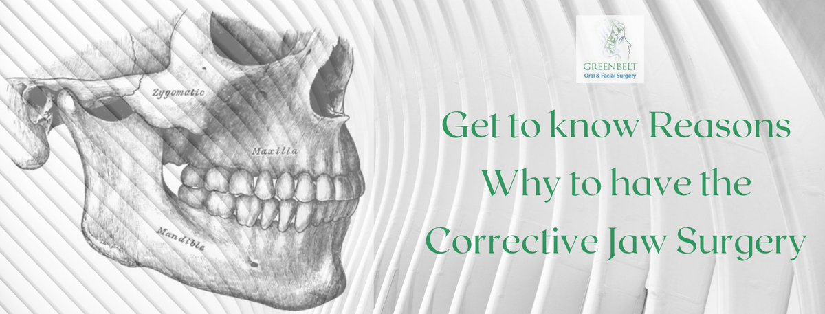 greenbeltsurger's tweet photo. Reasons why do you need Corrective Jaw Surgery?
* Difficulty in Chewing,or biting food
* Difficulty in swallowing
* Receding Chin
read more on https://t.co/ROaCDN5FVp or call us at (301) 982-4555.
#jawsurgeryatgreenbeltmmd #OrthognathicJawSurgery #correctivejawsurgery https://t.co/hGBqyWjG2R