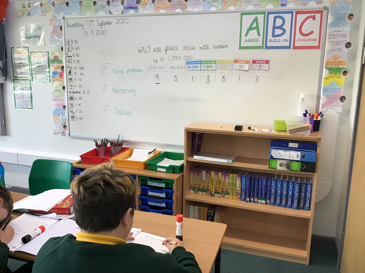 HawksMps's tweet photo. In maths, we were going over place value and answering a variety on questions based on place value. We’re also getting used to self-marking our own work! @MathsMPS https://t.co/8mSECDq1mA