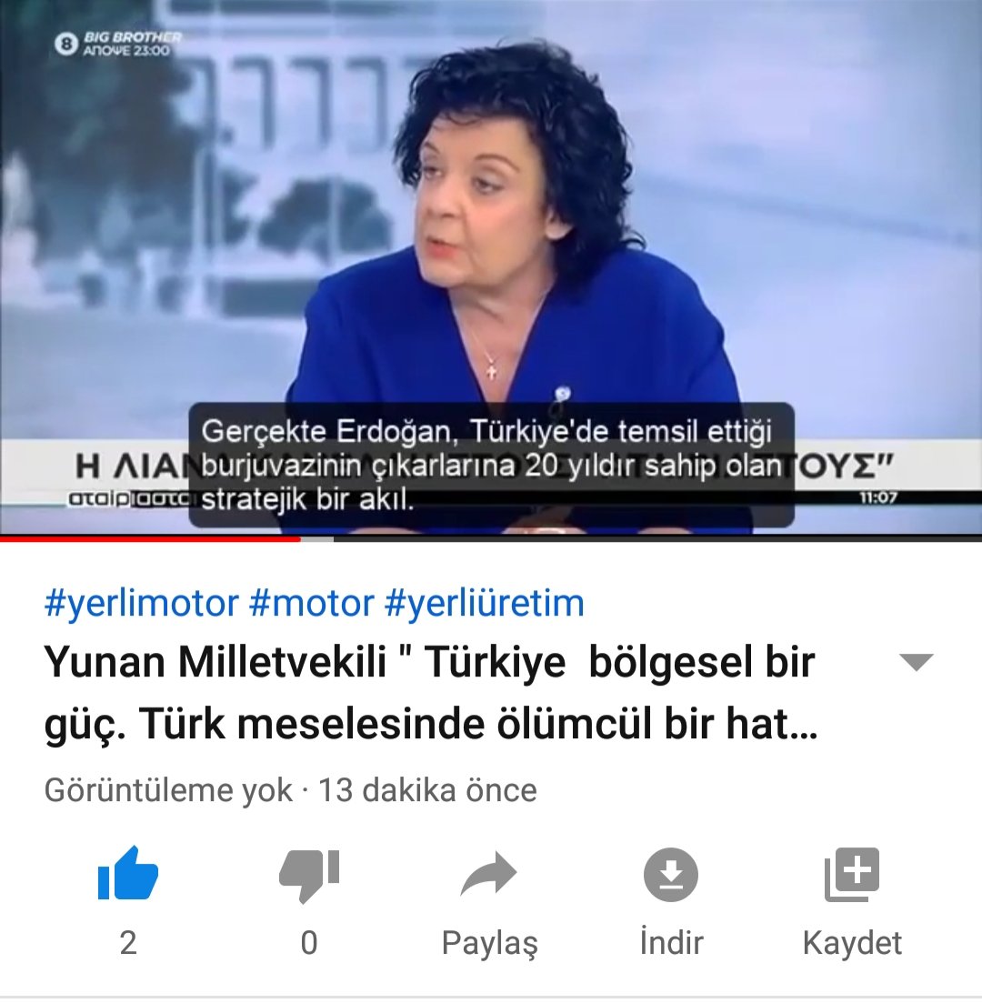 yerliuretim_'s tweet photo. Yunan Milletvekili "Türkiye bölge de tek güç. Türk meselesinde ölümcül bir hata yapıyoruz" dedi.
Bio da ki linkten youtube kanalımıza ulaşıp videoyu izleyebilirsiniz.

#greek #yunanistan #milletvekili #türkiye #turkey #Erdogan #RecepTayyipErdogan #yunan #türk #yerliüretim #akıncı https://t.co/FoDPCANAhl