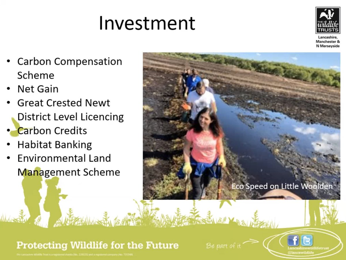 apseevents's tweet photo. 🟢 Green infrastructure: Developing a greater understanding of nature and rewilding 🟢 
Our final speaker - Tony Da Silva, Landscape Restoration Officer @Lancswildlife - discusses how the Trust is encouraging public action and participation through campaigning #apseclimate https://t.co/ln8nFVkke4