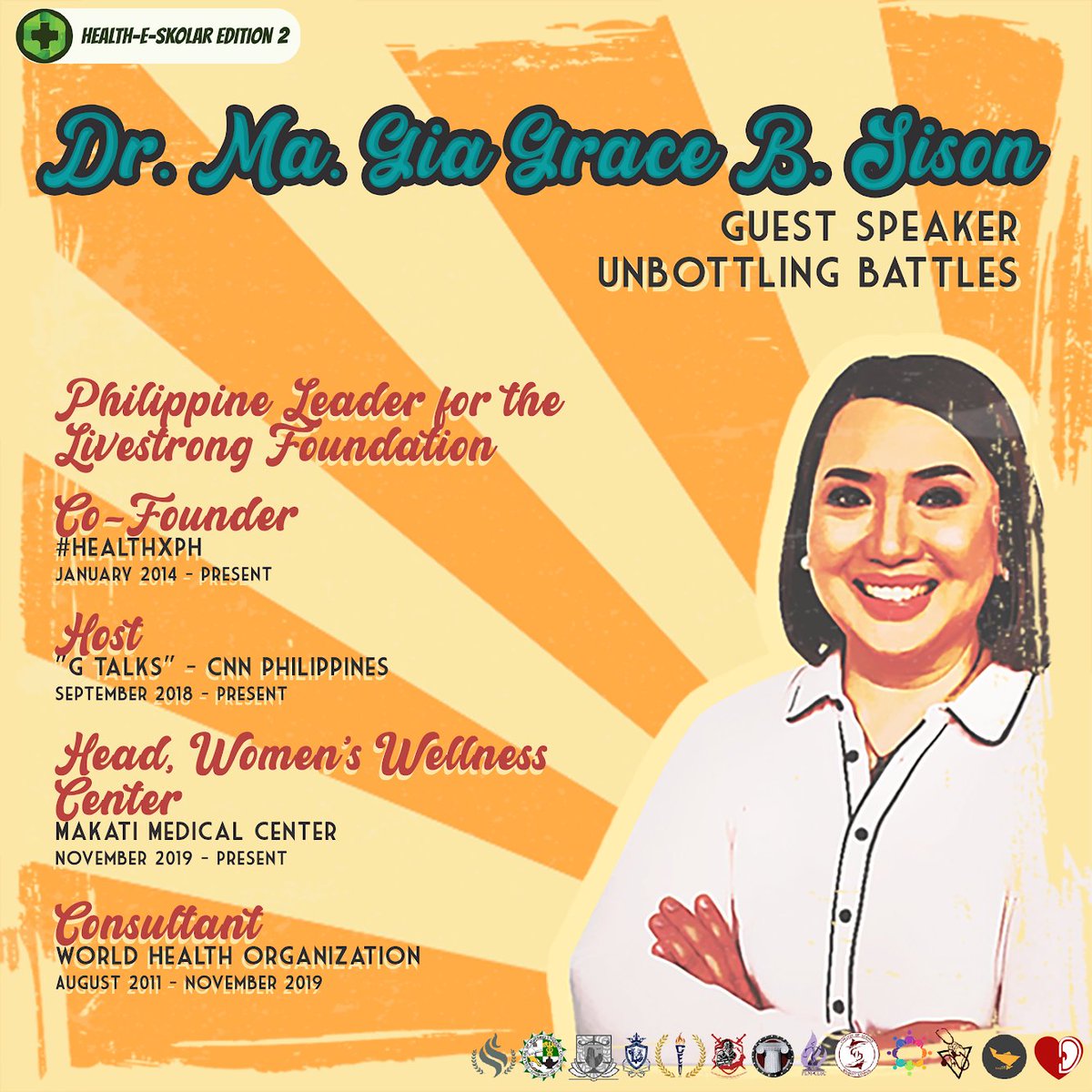 plm_ssc's tweet photo. πππ πΏπΌππ ππππ
Meet our stellar roster of speakers who will be joining us for their respective segments!
Havenβt registered yet? Donβt worry because registration is still open for all!* Sign up here: https://t.co/z1TluT3wWW
#Quaranthinking
#HealthESkolar https://t.co/ZGfw7obxAr
