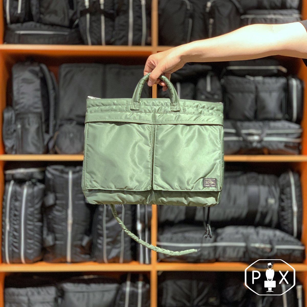 PX TANKER 4th COLLECTION】 “PX TANKER 2WAY SHORT HELMET BAG