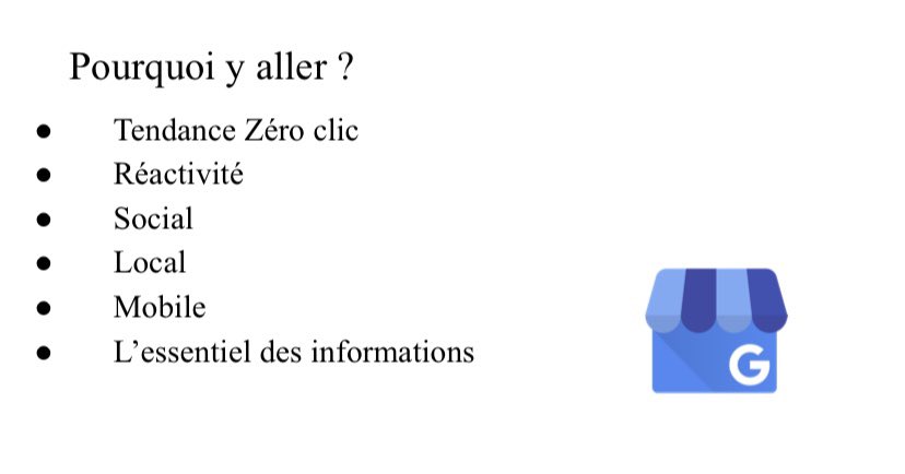 MyObservatoire's tweet photo. .@chtitib : « Google My Business est un outil plutôt simple qu’il faut absolument appréhender. 
Environ 1 internaute sur 2 ne va pas plus loin que la fiche Google. C’est la tendance du #ZeroClic qui ne cesse de croître. »

#compublique #socialmedia #PDLC2020 https://t.co/yzMBPeWlz9