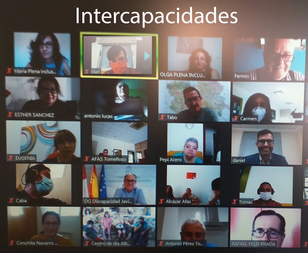 plenaCLM's tweet photo. Esta mañana hemos inaugurado #Intercapacidades con la presencia de Javier Pérez, Director General de Discapacidad @BienestarCLM , Eugenia Fernández, Directora de
@IncisoES ,Daniel Collado, Director de Plena inclusión CLM y Conchita Navarro, Directora de RSC de @fundacionmutua https://t.co/b7bXgv8tts