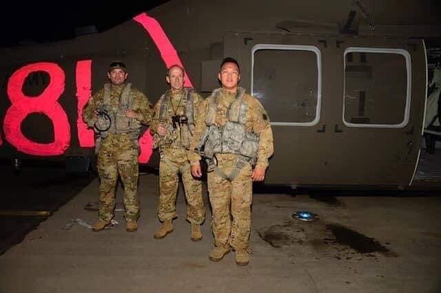 Flying using night vision through high cross winds, smoke, burning embers and rough terrain, the CA NG took off and landed several times, rescuing all 200 people. Their efforts were captured through their own pictures-it looks positively apocalyptic.“