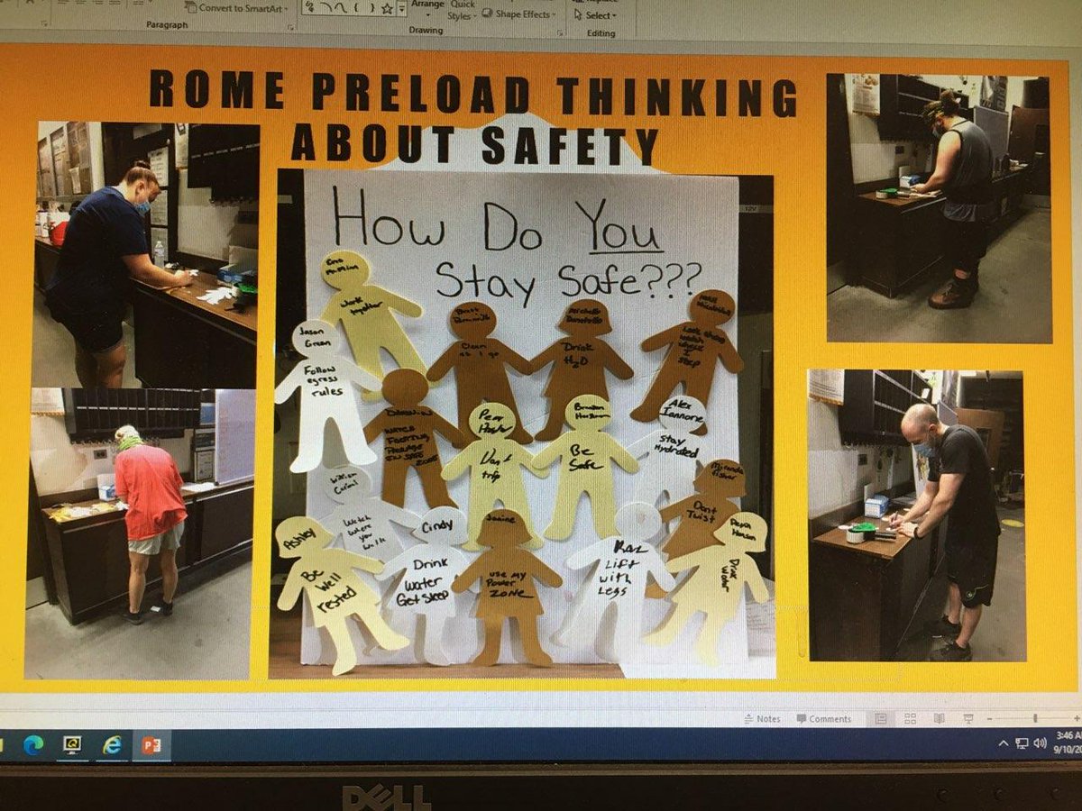 Rome preload sup Ashley Wetzel raising the safery bar by creating a picture challenge where each preloader tells her how they're going to stay safe. AWESOME ASHLEY is her name !!!
#hof #ups <a href="/ups/">UPS</a> #safetyfirstned #homesafe #lakeshore #west #maine #vermont #conneticut