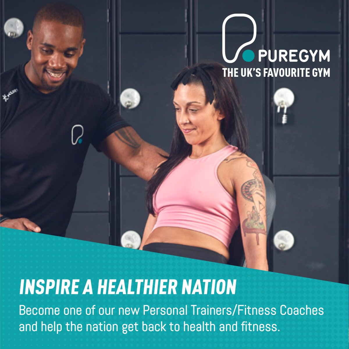 PureGym_Oldham's tweet photo. Here's your chance to inspire change and improve the health of the nation. We are recruiting  for Personal Trainers to join our team! Send in your CV at https://t.co/GZ5ve3eoBR

#PersonalTrainer #Job #Recruitment #PT #Fitness #Oldham https://t.co/3aD7OkoLvW